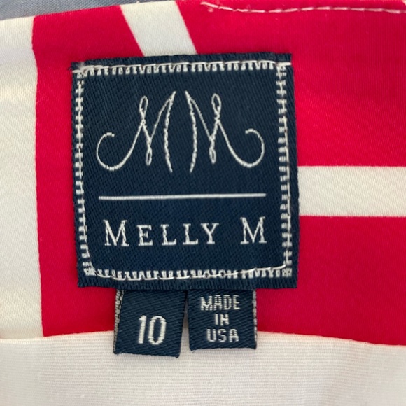 MELLY M pink geometric patterned pencil skirt size 10 - Picture 3 of 6